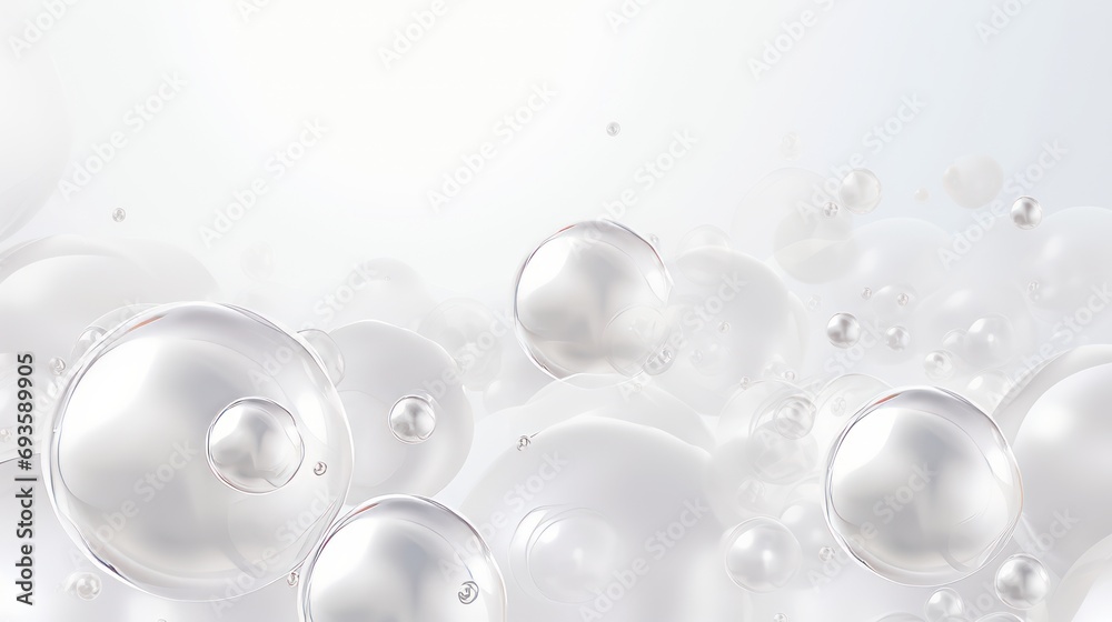 bubbles in a glass - obrazy, fototapety, plakaty 