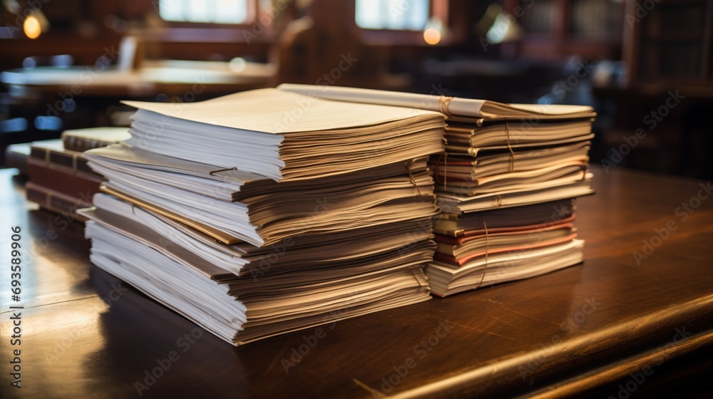 A stack of classic legal pads, waiting to capture your notes in a professional setting. A stack of classic legal pads, waiting to capture your notes in a professional setting.