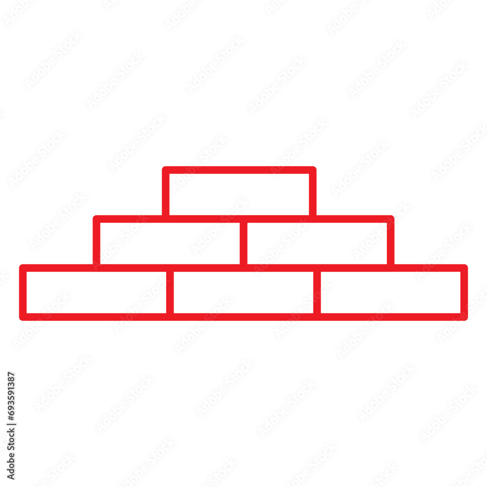 construction red icon construction red icon