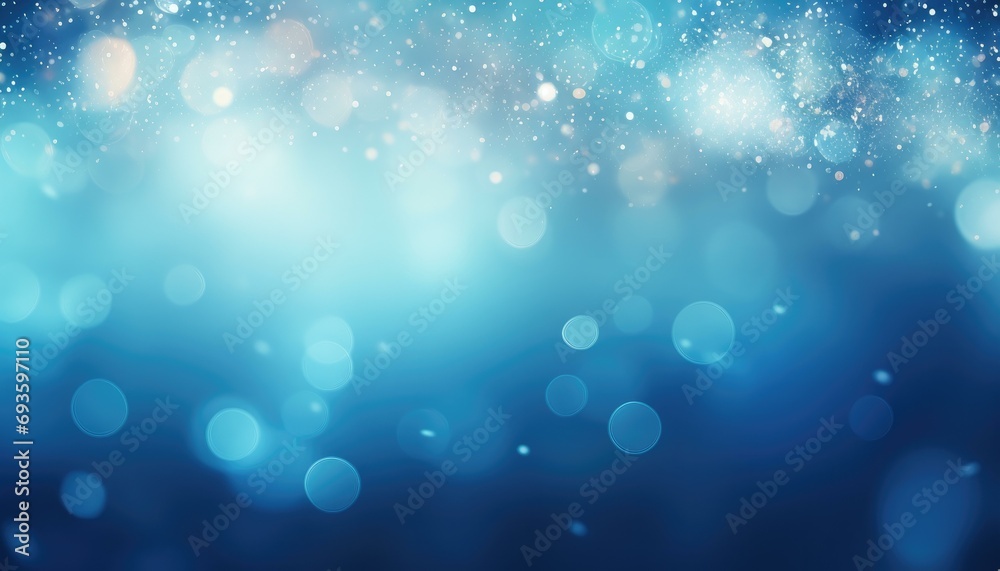 Abstract Blue Bokeh Background with Sparkling Lights Abstract Blue Bokeh Background with Sparkling Lights
