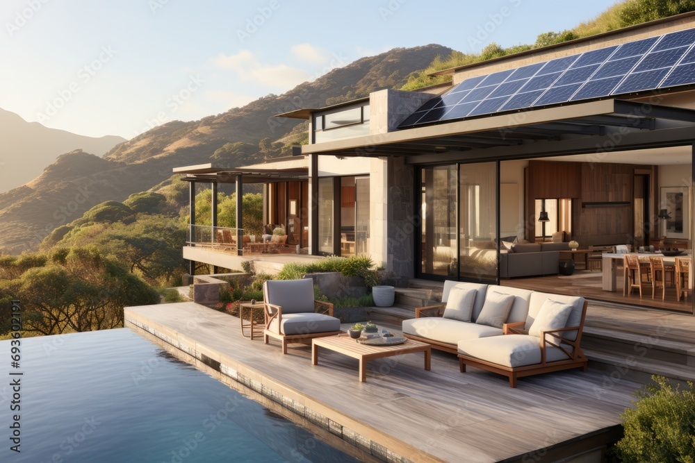 Solar Power Integration: Illuminating Homes and Stations with Renewable Sun Energy