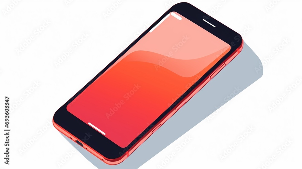 vector art of a smartphone on white background vector art of a smartphone on white background