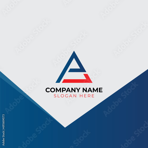 Alphabet letter icon logo A