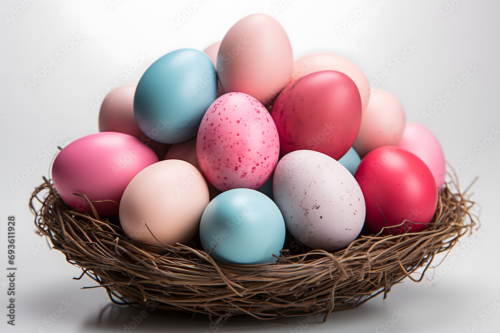 easter card, easter bunny with eggs, easter eggs and flowers, easter eggs in a basket, easter eggs and flowers on a white background, easter wall paper and background for social media easter card, easter bunny with eggs, easter eggs and flowers, easter eggs in a basket, easter eggs and flowers on a white background, easter wall paper and background for social media