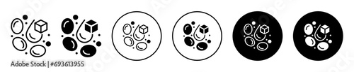 Blood sugar glucose icon. human diabetic patient sugar glucose level in blood measuring meter symbol logo. glucometer to diagnose blood sugar level in vein or vessel in diabetes disease vector set. 