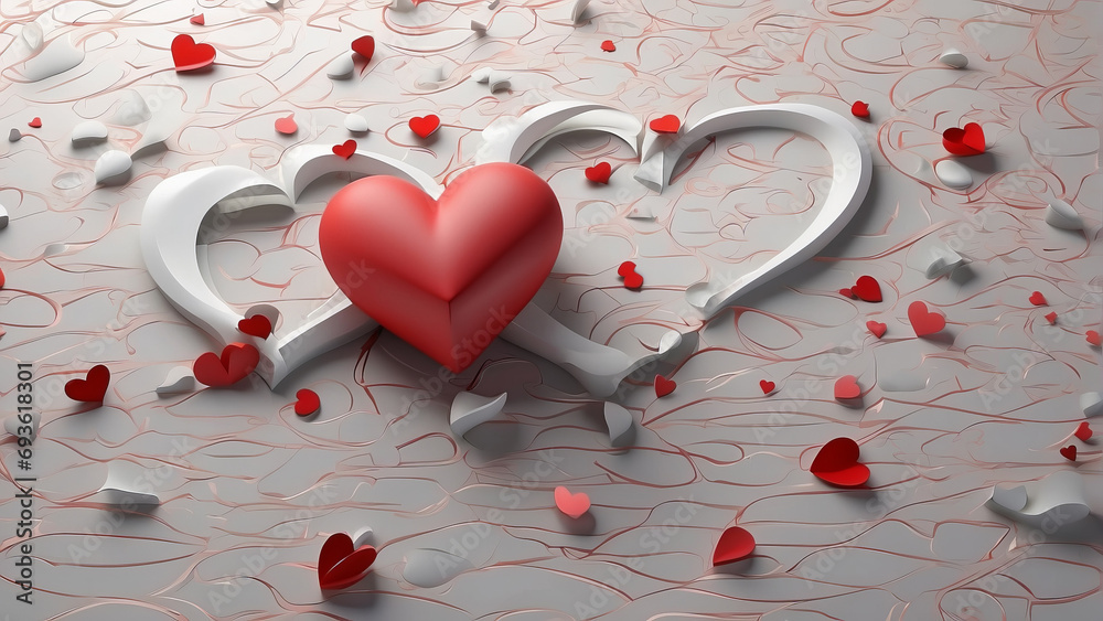 valentines background with hearts valentines background with hearts