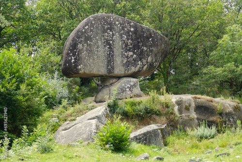 Rocher appelé « Peyro Clabado » dans le massif du Sidobre près de Castres    photo