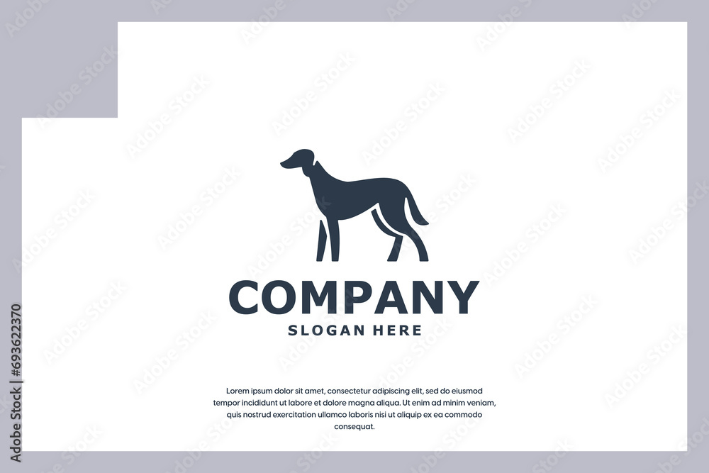 dogs with amazing bodies logo design