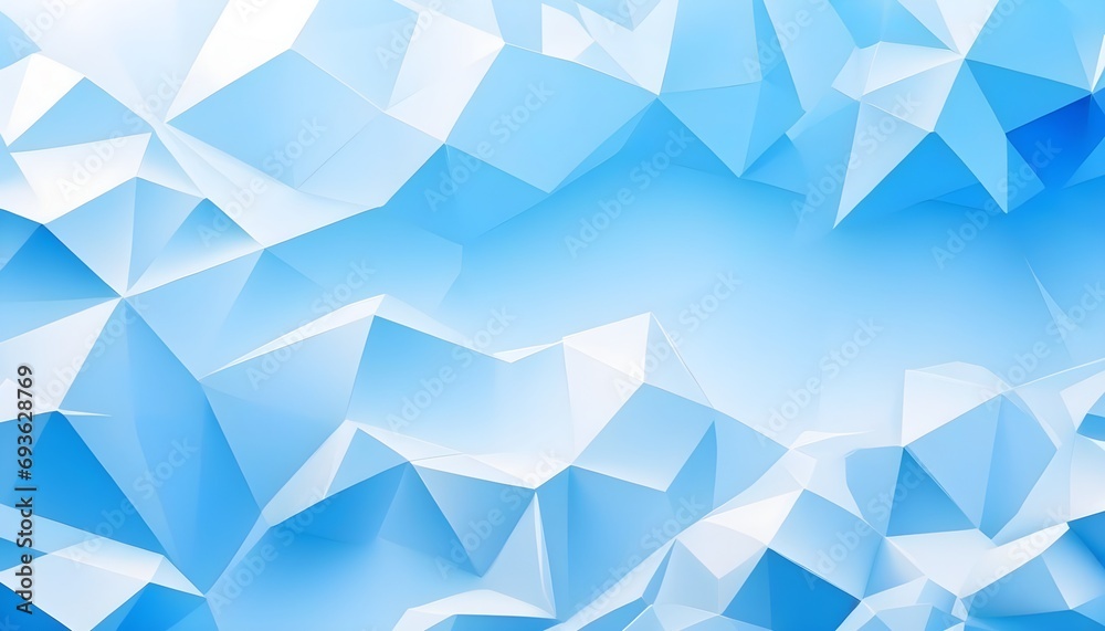 Abstract 3d texture, blue white crystal background illustration, faceted texture with gradient, macro panorama, wide panoramic polygonal wallpaper Abstract 3d texture, blue white crystal background illustration, faceted texture with gradient, macro panorama, wide panoramic polygonal wallpaper