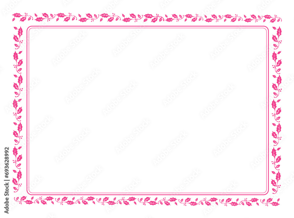 Floral frame on white background with space for your text, border frame label simple line corner design art decor, frame with leaves, Elegant frame element for design Floral frame on white background with space for your text, border frame label simple line corner design art decor, frame with leaves, Elegant frame element for design
