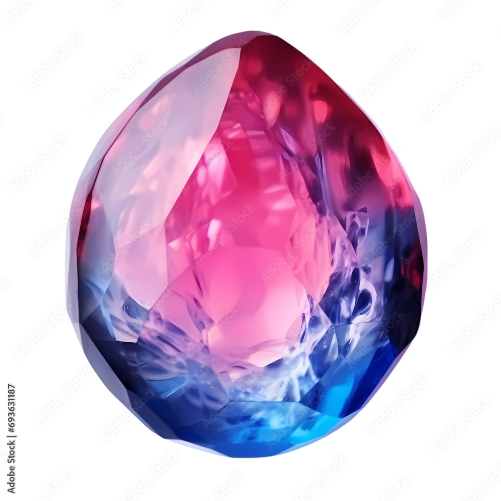 Pink and blue epoxy gemstones isolated on transparent background Pink and blue epoxy gemstones isolated on transparent background