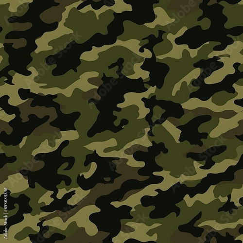 Seamless pattern military army texture