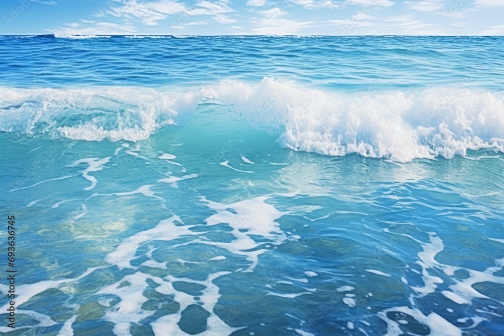 Stunning Depiction Of Summer Ocean Waves