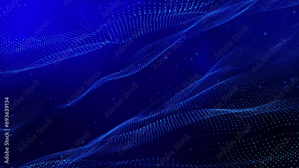 abstract technology blue particles flow and digital blue dots wave background. Futuristic technology digital abstract background concept. abstract technology blue particles flow and digital blue dots wave background. Futuristic technology digital abstract background concept.