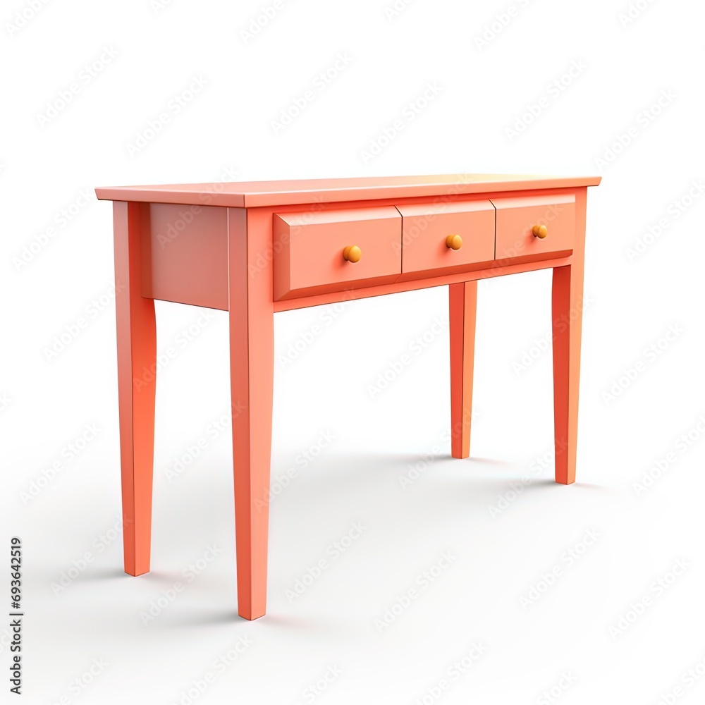 Console table salmon Console table salmon
