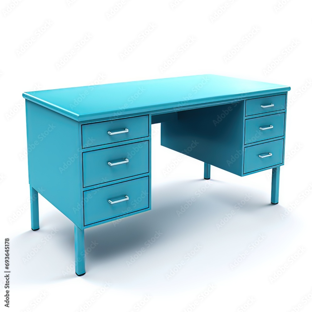 desk cyan desk cyan