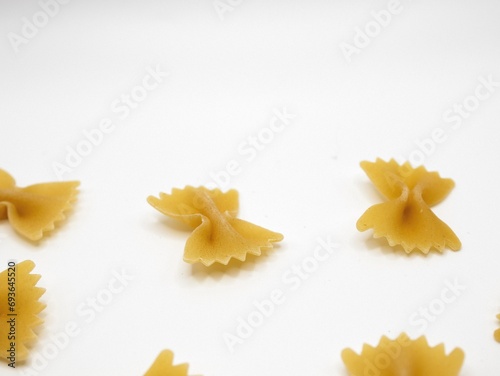 Farfalle Pasta Noodles Uncooked Photography