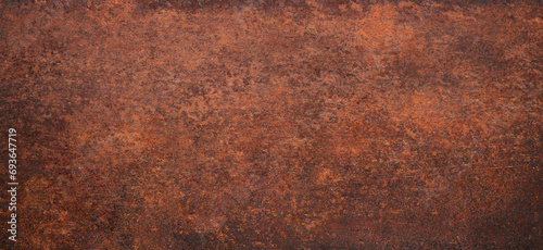 Foto brown rust background, corrosion on a metal surface