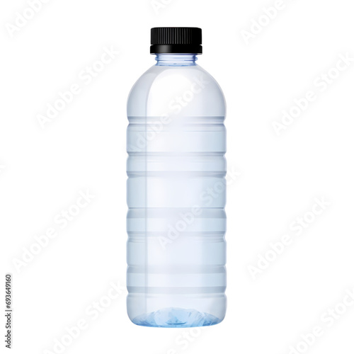 Water bottle isolated on transparent background