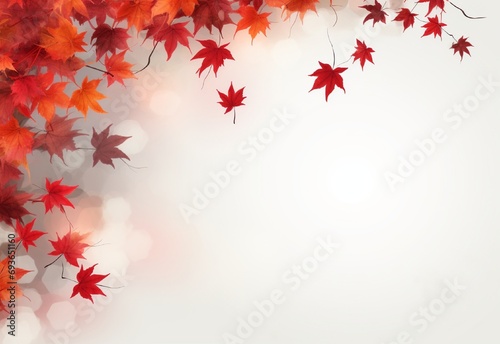 autumn leaves background Generating By AI Technology