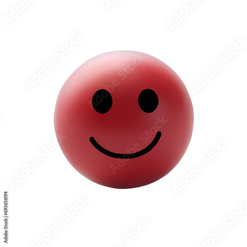 Stress ball model isolated on transparent background