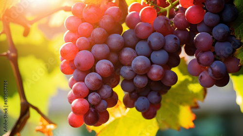 Grapes are a gift from nature, a way to enjoy the sweetness of life. ai generated.