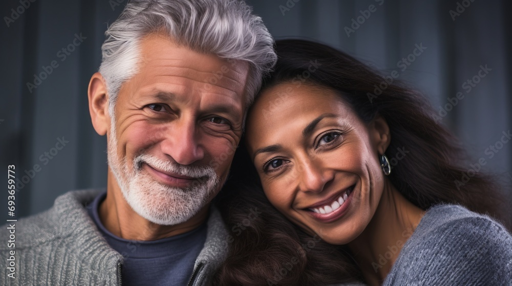 smiling loving older couple smiling loving older couple
