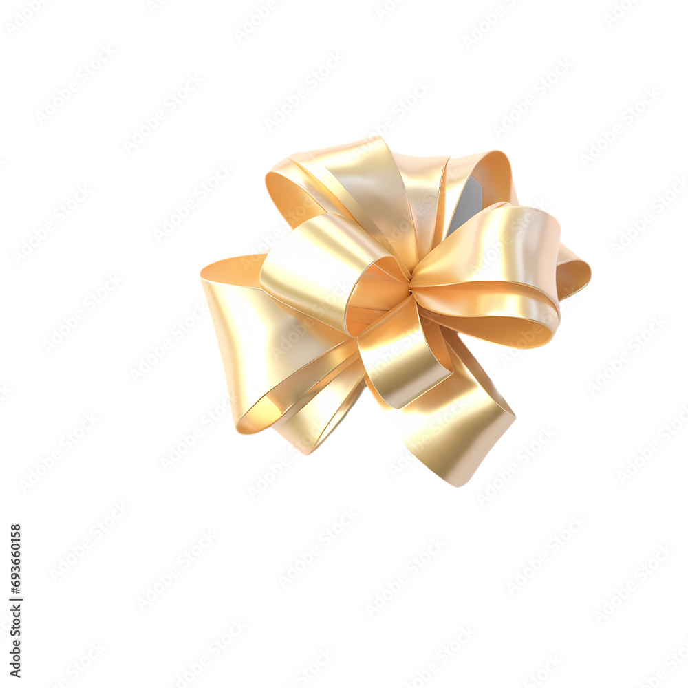 Ribbon decoration isolated on transparent background Ribbon decoration isolated on transparent background