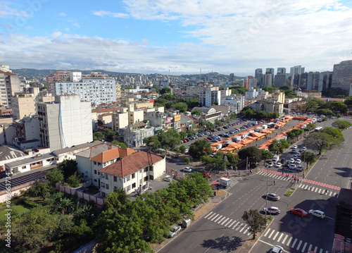 paisagem dos prédios de Porto Alegre a  capital do Rio Grande do Sul Brasil