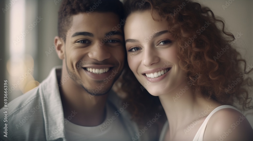 beautiful smiling couple dreamy haze beautiful smiling couple dreamy haze