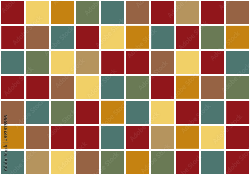 Fondo de cuadrículas de colores variados Fondo de cuadrículas de colores variados