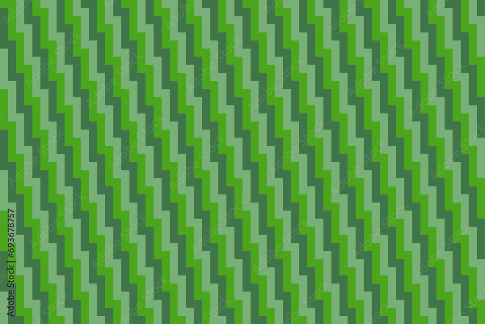 Green zig zag stripes pattern background Green zig zag stripes pattern background