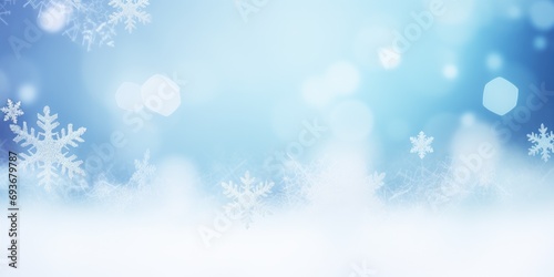 Snowflakes on white light b...