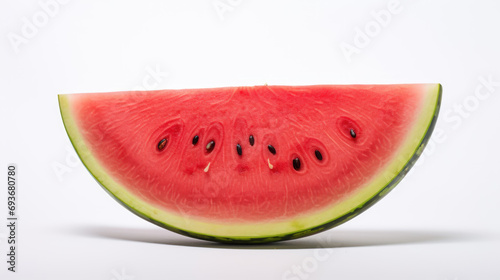A watermelon on white background