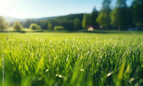 a field with grassy grass in summer time