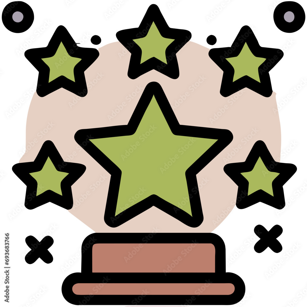 Star for favorites or top-rated contentvektor icon illustation Star for favorites or top-rated contentvektor icon illustation