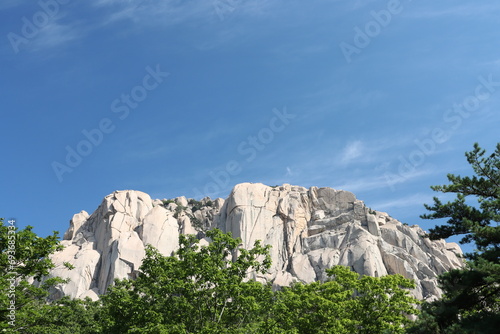 Der Daecheong Berg (1708 m) im Seoraksan-Nationalpark, Provinz Gangwon-do Südkorea