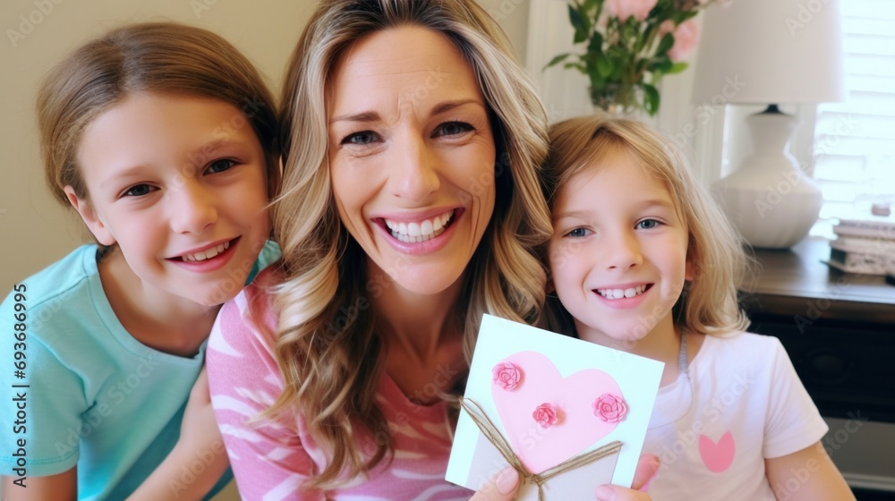 Kids surprise with heartfelt Mother's Day card Kids surprise with heartfelt Mother's Day card