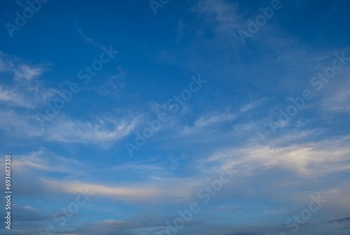 blue winter sky on the island of Cyprus 1