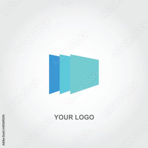 geometric layers logo