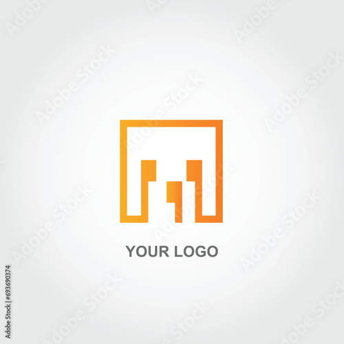 geometric building logo