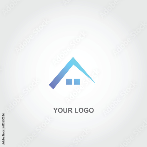 abstract house logo