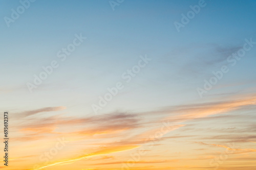 higher intensity twilight sky