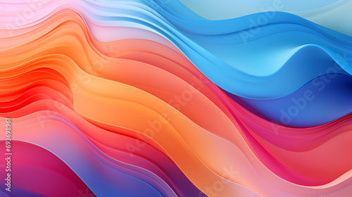 colorful wave abstract background. This captivating masterpiece features a symphony of hues