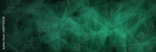 Abstract Green Polygonal Mosaic Background, Creative Design Templates photo