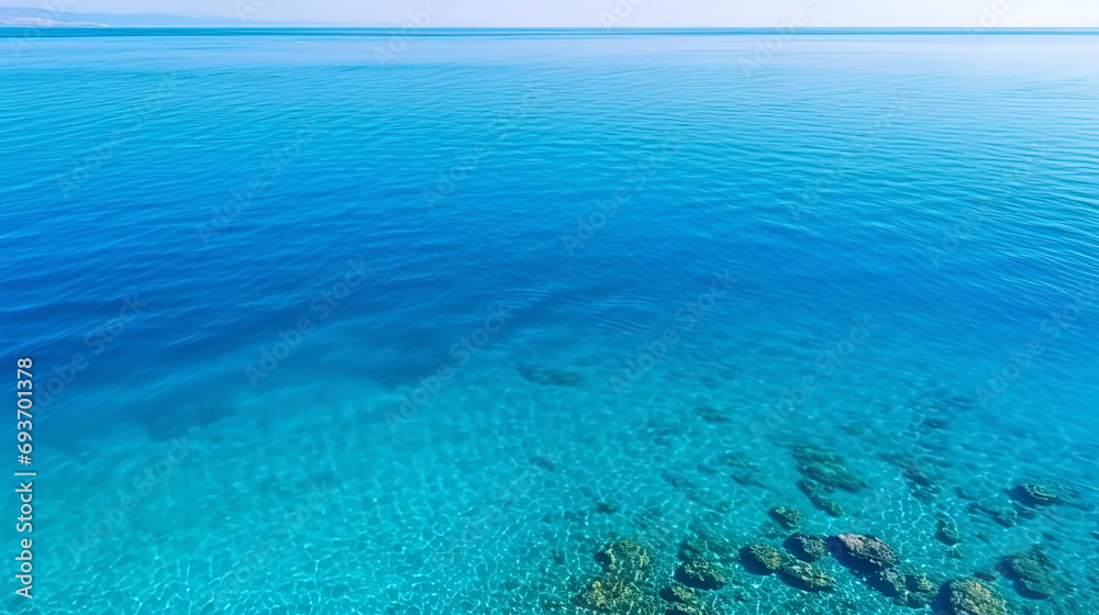 The nature of the ocean in the panorama, a look from above on the waters., photography, Nikon d850