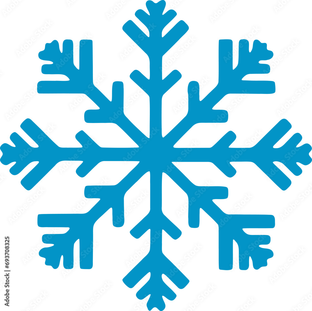Snowflake icon vector illustration. Snow flake symbol design elements Snowflake icon vector illustration. Snow flake symbol design elements