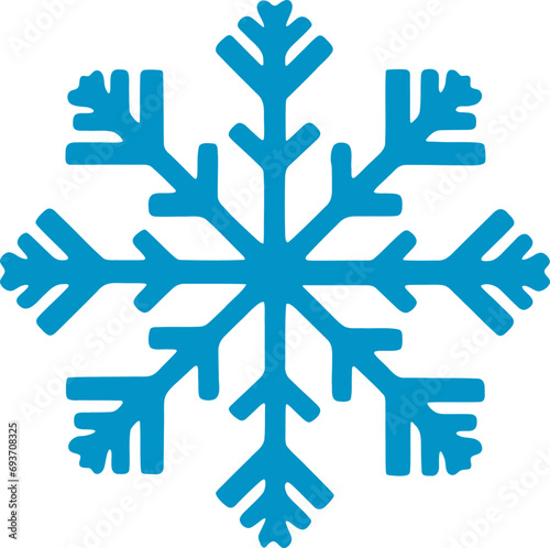 Snowflake icon vector illustration. Snow flake symbol design elements
