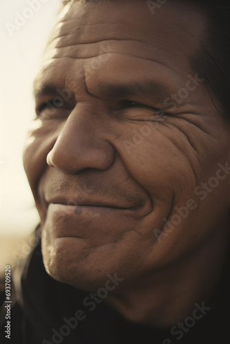 Diné (Navajo) man photo