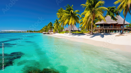 Island Paradise: Turquoise Water and White Sand Dreams © Sekai